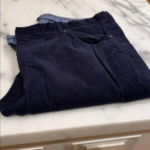 Lightly Used Peter Millar Navy Corduroys Size 42